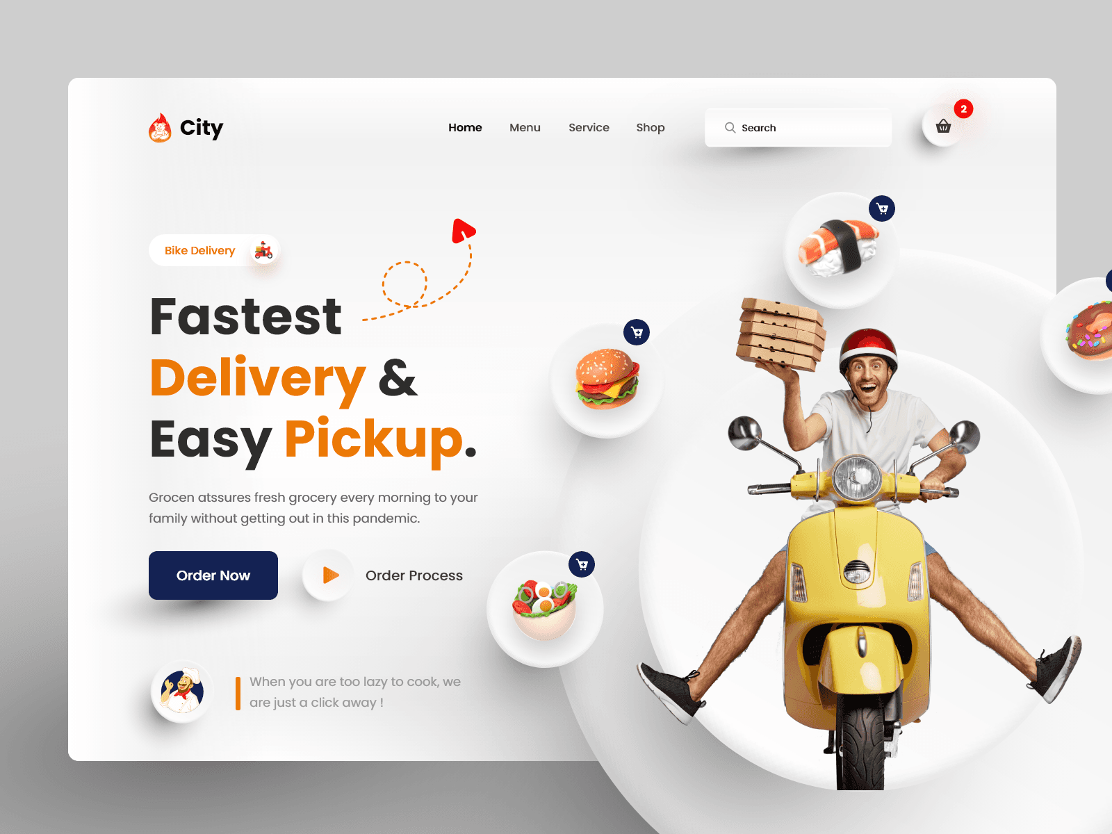 Online Food Ordering Web Design